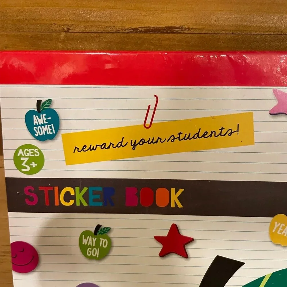 Darice Kids School Supplies Crafts Sticker Books Set of 3